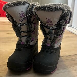 Kamik Kids' Winter Boots - Black and Gray